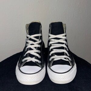 Converse Black and White High-Top Sneakers